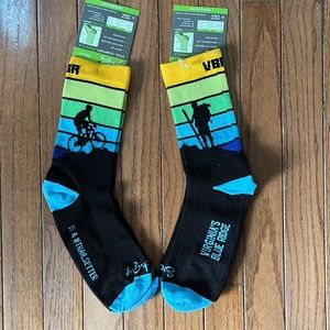 Sock Guy Socks 🧦 Be A # Trail Blazer- Hiker, Biker - Virginia’s Blue Ridge L/XL